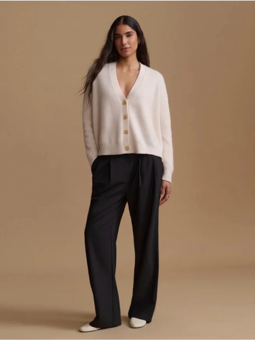 ❤️Sale❤️Jenni Kayne Cropped Cashmere Cocoon Cardigan